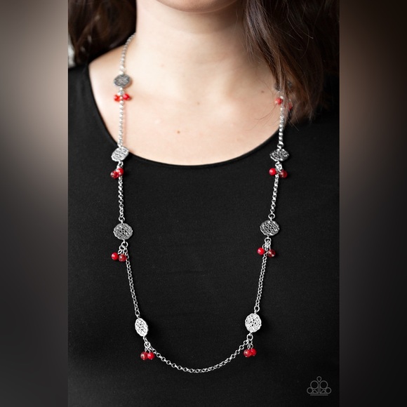 Color Boost - Red Necklace - Picture 1 of 5